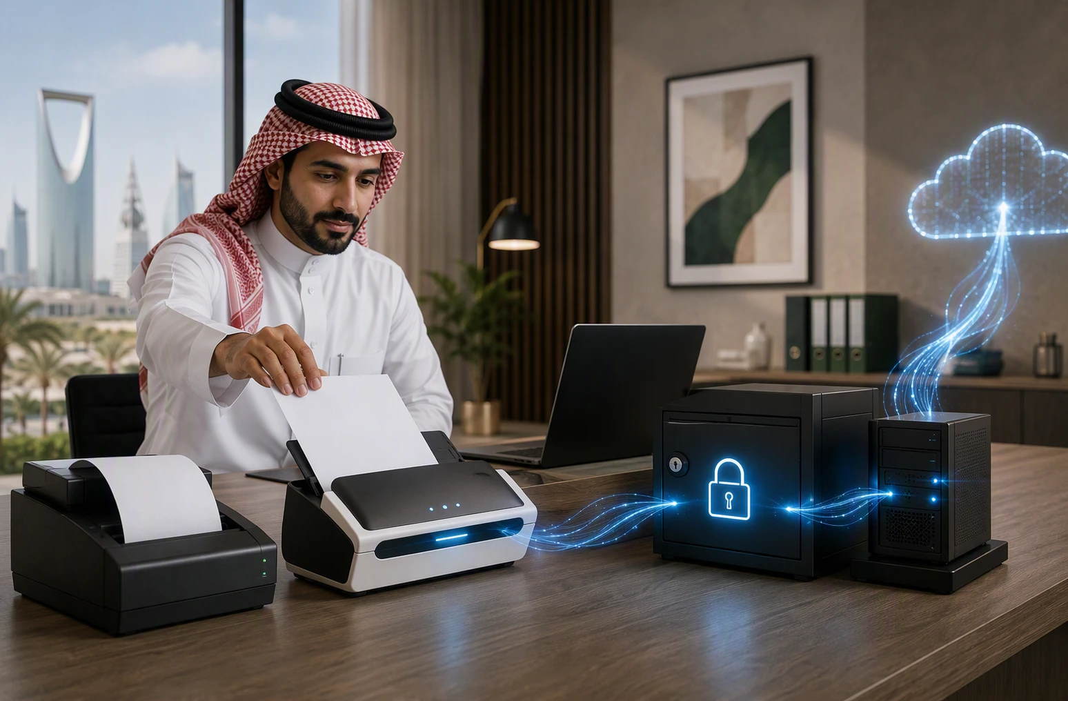 مخطط تدفق إلكتروني لربط الفواتير بمنصة موحدة