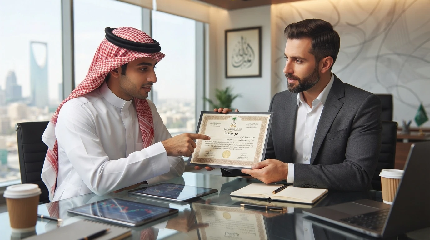 مؤسس سعودي يراجع رخصة مع مستشار مالي